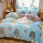 Milk Duvet Set Single Thickened Double Sided Duvet Cover - Image 3