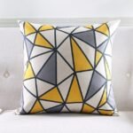 Nordic Geometric Striped Couch Pillow Thick Linen Decorative Cushion - Image 3
