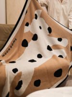 Puppy Mianmian Half Fleece Blanket Air Conditioning Leisure - Image 5