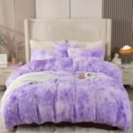 4PCs Plush Duvet Cover Set Luxury Ultra Soft Velvet Duvet - Image 9