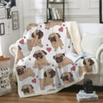 Winter Double-layer Thick Blankets Printed Cotton Fleece Blanket Sofa Blankets Lazy Blankets Puppy Series - Image 3