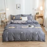 Cover Set Bed Cotton Quilt Bedsheet Bedding Duvet Fitted - Image 7