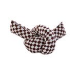 Checkerboard Twist Pillow Knotted Sofa Decorative Cushions - Image 4