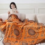 Double-sided Available Pure Cotton Gauze Towel Blanket - Image 6