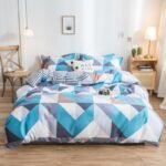 Cover Set Bed Cotton Quilt Bedsheet Bedding Duvet Fitted - Image 6