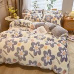 Milk Duvet Set Single Thickened Double Sided Duvet Cover - Image 4