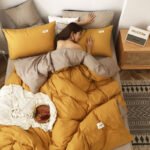 Skin-friendly Brushed Duvet Cover Bedding Four-piece Set - Image 4