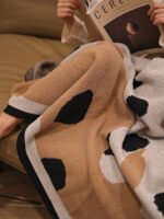 Puppy Mianmian Half Fleece Blanket Air Conditioning Leisure - Image 4