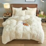 4PCs Plush Duvet Cover Set Luxury Ultra Soft Velvet Duvet