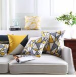 Nordic Geometric Striped Couch Pillow Thick Linen Decorative Cushion - Image 9