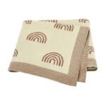 Baby Knitted Rainbow Hug Blanket Comforter - Image 3