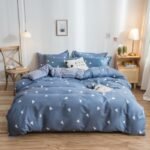 Cover Set Bed Cotton Quilt Bedsheet Bedding Duvet Fitted - Image 10